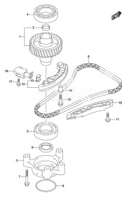 Outboard DF 200AP drawing Timing Chain