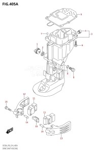 DF9.9B From 00995F-410001 (P03)  2014 drawing DRIVE SHAFT HOUSING