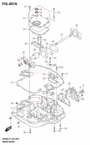 DF250A From 25003P-340001 (E11 E40)  2023 drawing ENGINE HOLDER (DF300A,DF250A)