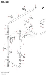 DF200 From 20002F-210001 (E01 E40)  2012 drawing FUEL INJECTOR (DF250T:E40)