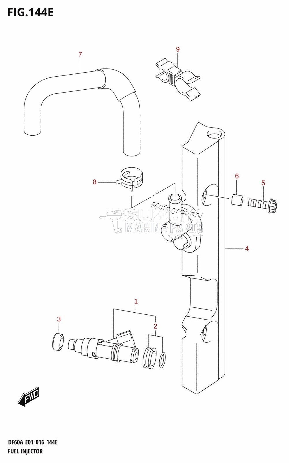 FUEL INJECTOR (DF50A:E01)