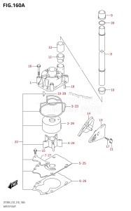 DF250ST From 25004F-810001 (E03)  2018 drawing WATER PUMP (DF300A)