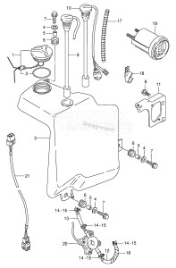 DT55 From 05501-651001 ()  1996 drawing OIL TANK