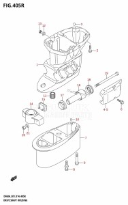 DF60A From 06003F-410001 (E01 E40)  2014 drawing DRIVE SHAFT HOUSING (DF60AVT:E01)