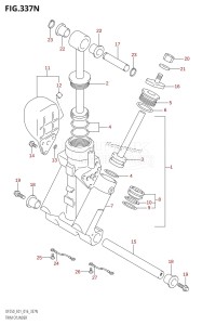 DF225Z From 22503Z-610001 (E01 E40)  2016 drawing TRIM CYLINDER (DF200T:E01:L-TRANSOM)