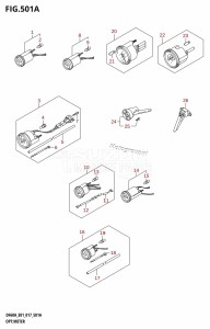 DF60A From 06003F-710001 (E01 E40)  2017 drawing OPT:METER (DF40A:E01)