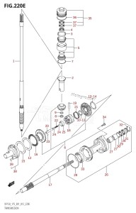 DF150 From 15002F-210001 (E01 E40)  2012 drawing TRANSMISSION (DF175T:E01)