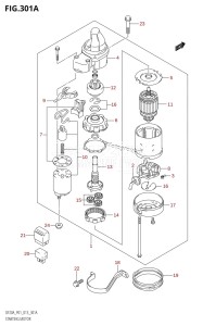 DF9.9B From 00995F-240001 (E03)  2022 drawing STARTING MOTOR (E-STARTER)