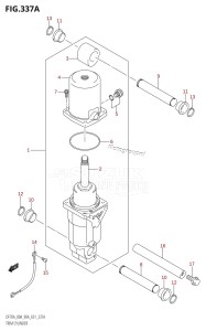 DF70A From 07003F-110001 (E01)  2011 drawing TRIM CYLINDER