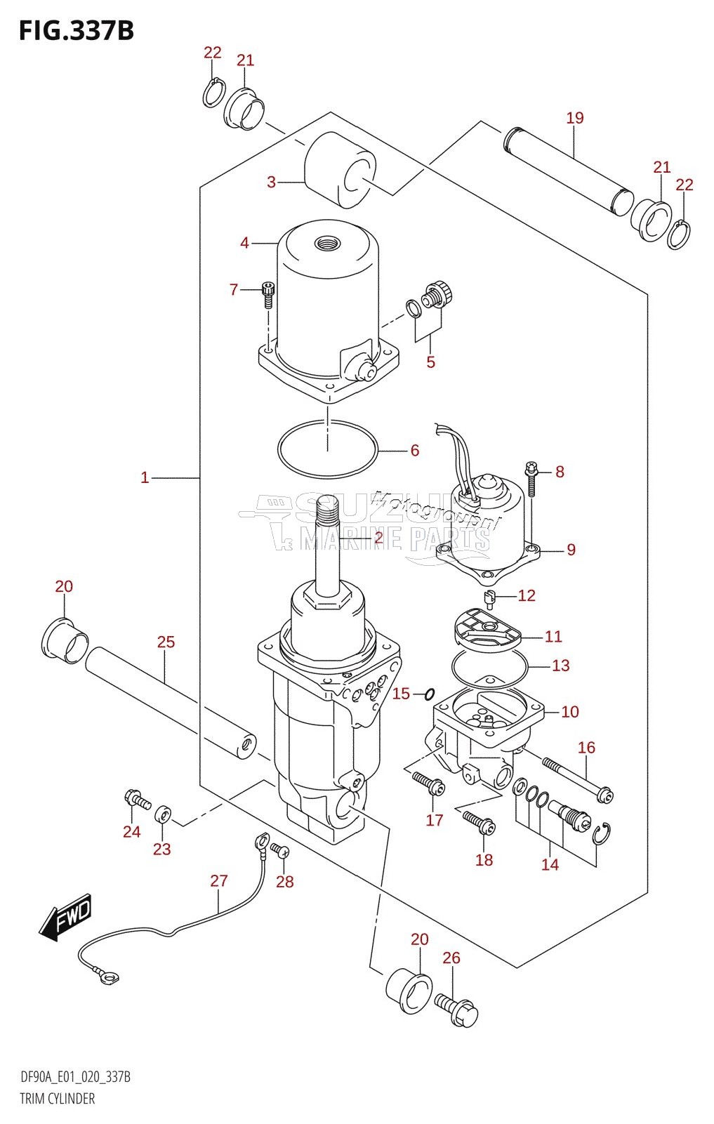 TRIM CYLINDER (DF100B)