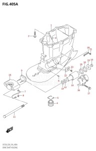 DF200 From 20002F-610001 (E03)  2016 drawing DRIVE SHAFT HOUSING (DF200T:E03:X-TRANSOM)