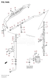 DF175T From 17502F-110001 (E01 E40)  2011 drawing FUEL INJECTOR