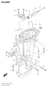 DT9.9A From 00993K-610001 (P36 P40)  2016 drawing DRIVE SHAFT HOUSING (DT15A:P40)