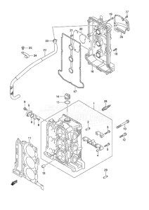 Outboard DF 60A drawing Cylinder Head