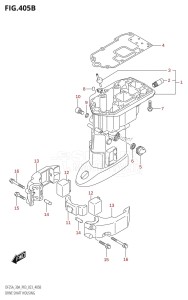 DF25A From 02504F-340001 (P03)  2023 drawing DRIVE SHAFT HOUSING (DF25AT,DF25ATH,DF30AT,DF30ATH)