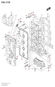 DF150Z From 15002Z-710001 (E01 E40)  2017 drawing CYLINDER HEAD (DF175T:E01)