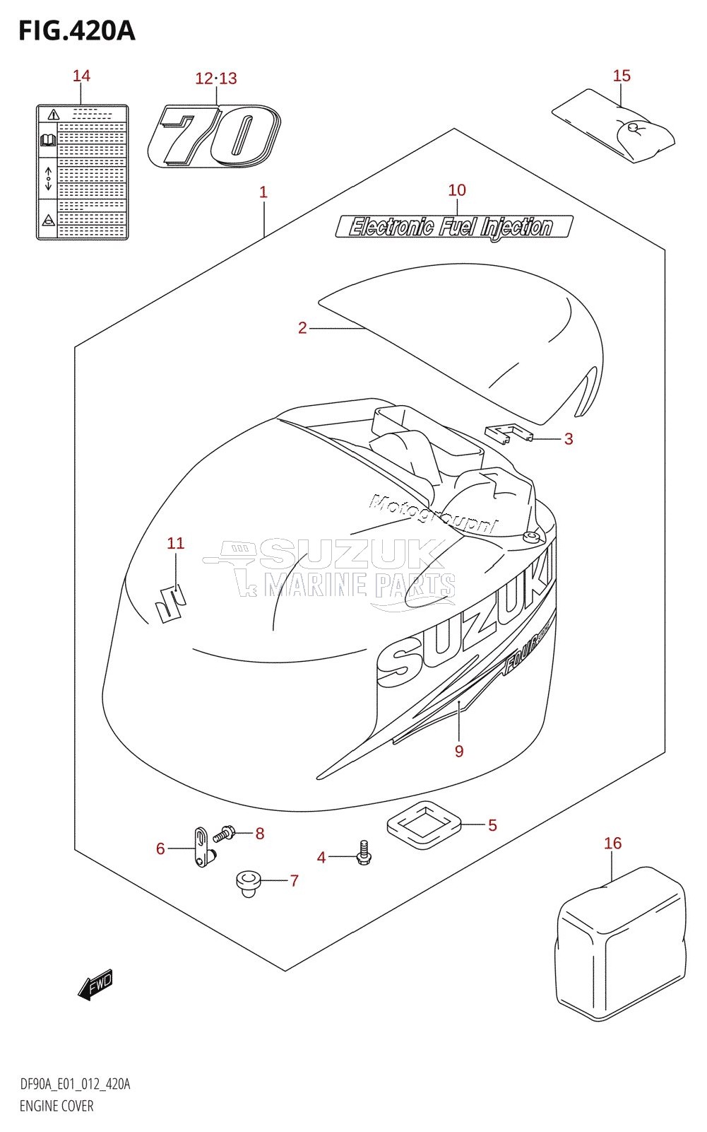 ENGINE COVER (DF70A:E01)