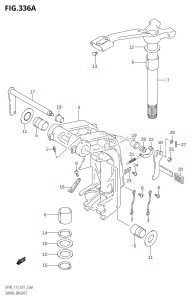 DF100 From 10002F-110001 (E01)  2011 drawing SWIVEL BRACKET