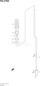 00402F-410001 (2014) 4hp P03-U.S.A (DF4) DF4 drawing SHIFT ROD