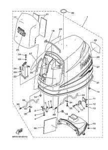 F115AETL drawing FAIRING-UPPER