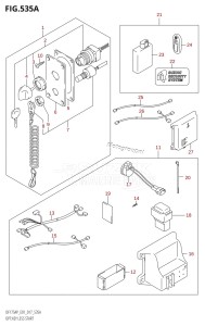 DF175AP From 17503P-710001 (E01 E40)  2017 drawing OPT:KEY LESS START