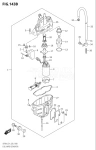 08002F-140001 (2021) 80hp E01 E40-Gen. Export 1 - Costa Rica (DF80AT) DF80A drawing FUEL VAPOR SEPARATOR (E40)