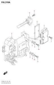 DF150A From 15003F-040001 (E01 E40)  2020 drawing RECTIFIER /​ IGNITION COIL