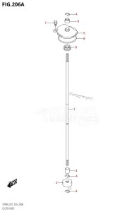 DF70A From 07003F-610001 (E01 E40)  2016 drawing CLUTCH ROD