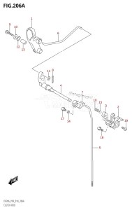 DF20A From 02002F-410001 (P03)  2014 drawing CLUTCH ROD (DF9.9B:P03)