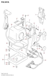 DF70 From 07001F-251001 (E03)  2002 drawing OPT:REMOTE CONTROL ASSY DUAL (1) (K5,K6,K7,K8,K9)