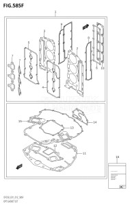 20002F-210001 (2012) 200hp E01 E40-Gen. Export 1 - Costa Rica (DF200T) DF200 drawing OPT:GASKET SET (DF225T:E40)