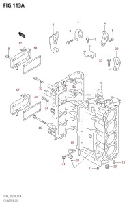 DF70 From 07001F-780001 (E03)  2007 drawing CYLINDER BLOCK