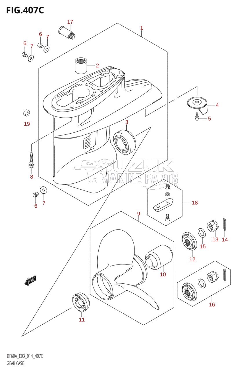 GEAR CASE (DF60A)