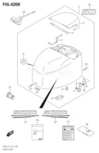 04005F-040001 (2020) 40hp E34-Italy (DF40ASVT  DF40ASVT_    DF40ASVT    DF40ASVT_2) DF40A drawing ENGINE COVER (DF50ATH:E01:021)