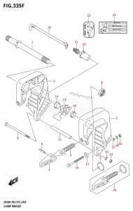 DF20A From 02002F-510001 (P03)  2015 drawing CLAMP BRACKET (DF15AR:P03)