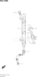 02504F-240001 (2022) 25hp P03-U.S.A (DF25A    DF25AT    DF25ATH    DT25K) DF25A drawing FUEL PUMP (020,021)