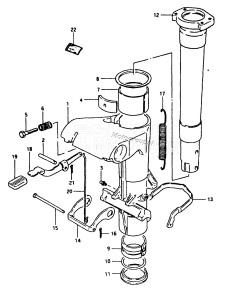 DT25 From 2502-200000 ()  1982 drawing SWIVEL BRACKET