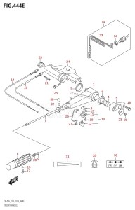 DF9.9B From 00995F-410001 (P03)  2014 drawing TILLER HANDLE (DF20A:P03)