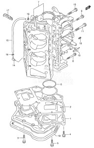 DT100 From 10001-581001 ()  1995 drawing CRANK CASE