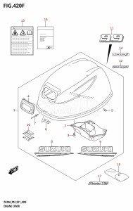 DF15A From 01504F-040001 (P03)  2020 drawing ENGINE COVER ((DF9.9BT,DF9.9BTH):021)