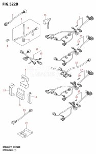 DF350AMD From 35001D-340001 (E11)  2023 drawing OPT:HARNESS (1) (022,023)