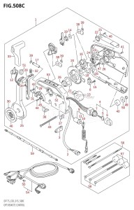 DF175ZG From 17502Z-510001 (E03)  2015 drawing OPT:REMOTE CONTROL (DF175T:E03)