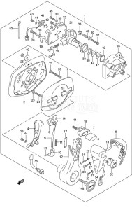 DF 250AP drawing Flush Mount Remocon