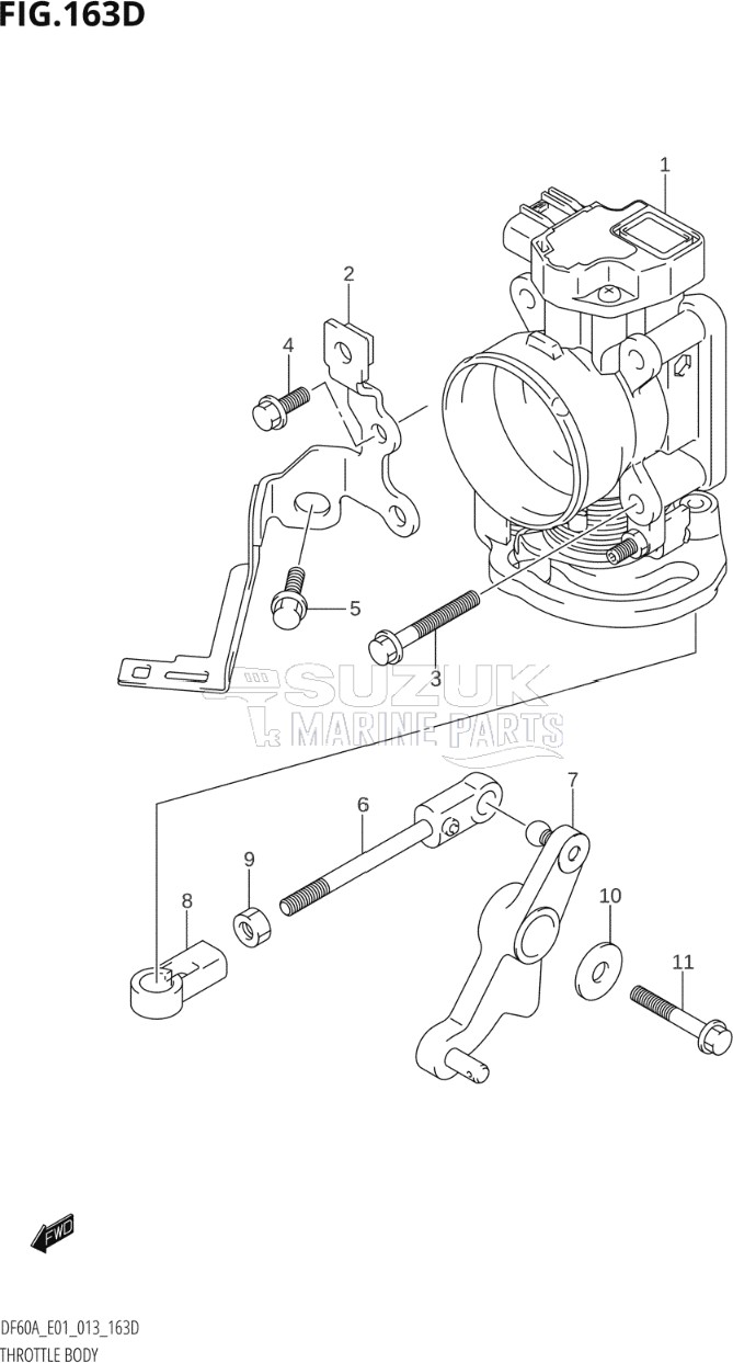 THROTTLE BODY (DF40ATH:E01)