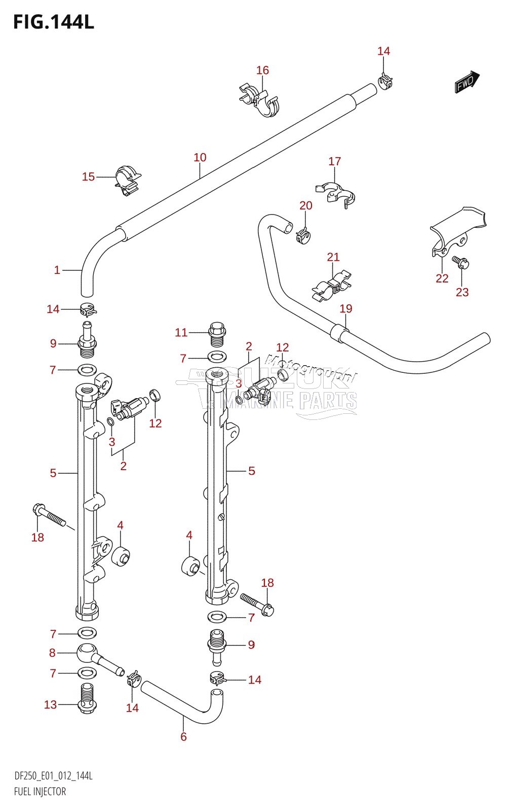 FUEL INJECTOR (DF250Z:E01)