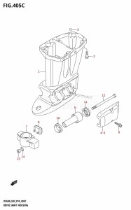 DF60A From 06003F-410001 (E03)  2014 drawing DRIVE SHAFT HOUSING (DF60A)