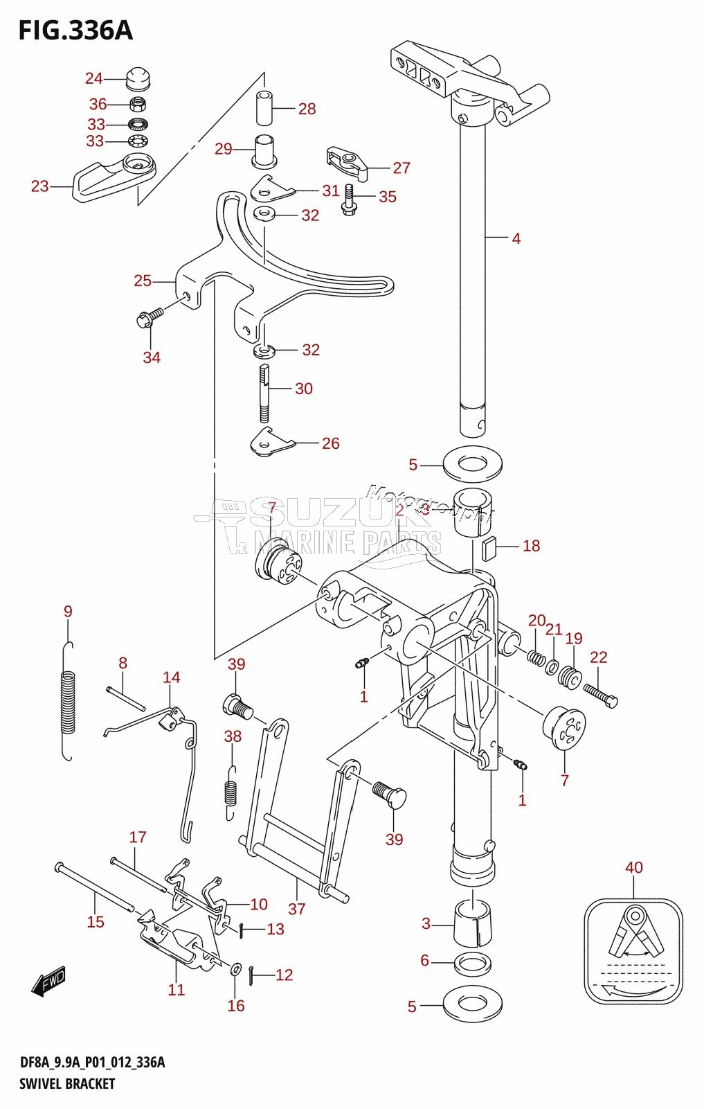 SWIVEL BRACKET (DF8A:P01)