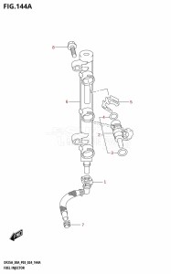 DF250ATSS From 25001N-440001 (E03)  2024 drawing FUEL INJECTOR