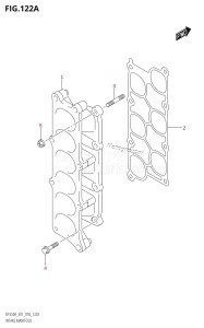 DF350A From 35001F-710001 (E01)  2017 drawing INTAKE MANIFOLD