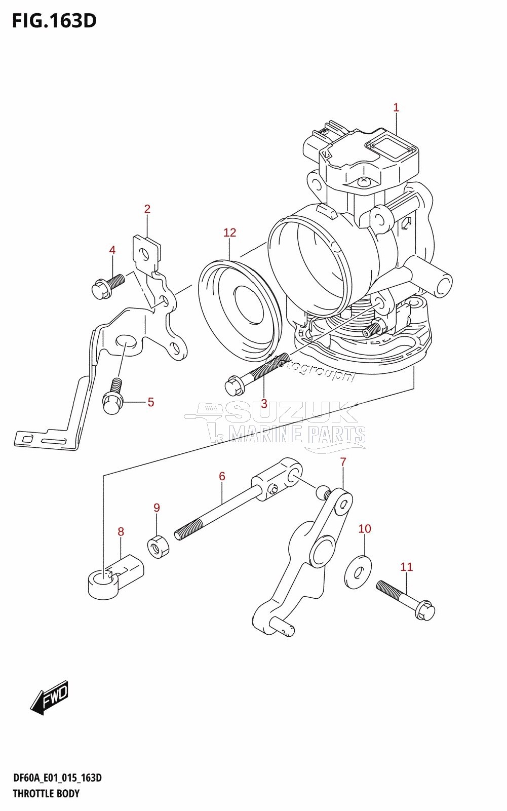 THROTTLE BODY (DF40AST:E34)